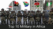 Top 10 Most Powerful Military Countries in Africa - YouTube