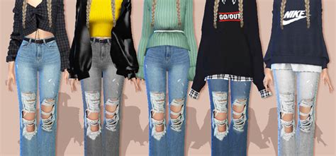 The Sims 4 Best Ripped Jeans Cc For Guys And Girls Fandomspot 04c