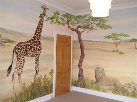 African Safari Mural Theme Ideas