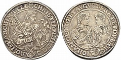 Coin Values: 1 Thaler 1608 Electorate of Saxony (1356 - 1806) Silver ...