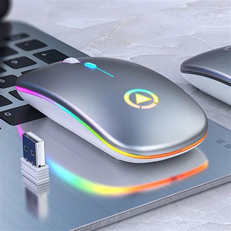 Led Backlit Usb Gaming Mouse With Wireless Optical Ergonomic