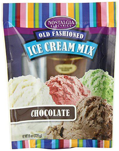 Nostalgia Icm825choc8pk Premium Chocolate Ice Cream Mix 8 8 Ounce