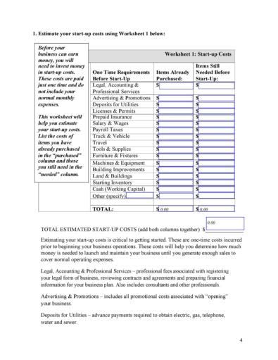 50 Best Startup Budget Templates Free Download Templatelab