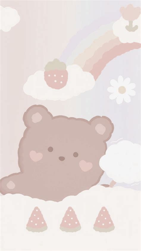 Cute Aesthetic Bear Wallpaper Cute Bears Wallpapers Wallpaper Cave