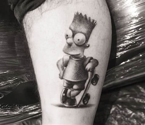 Bart Simpson Tattoo By Guillaume Martins Post 30401