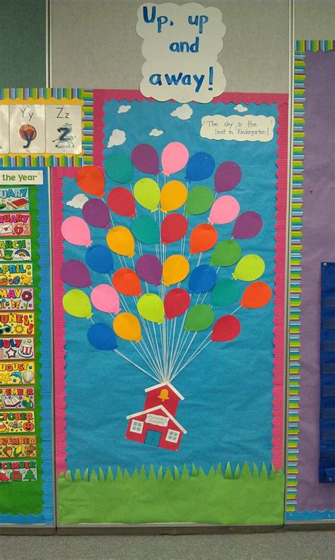 Up Up And Away Balloon Bulletin Board The Small Cloud Reads The