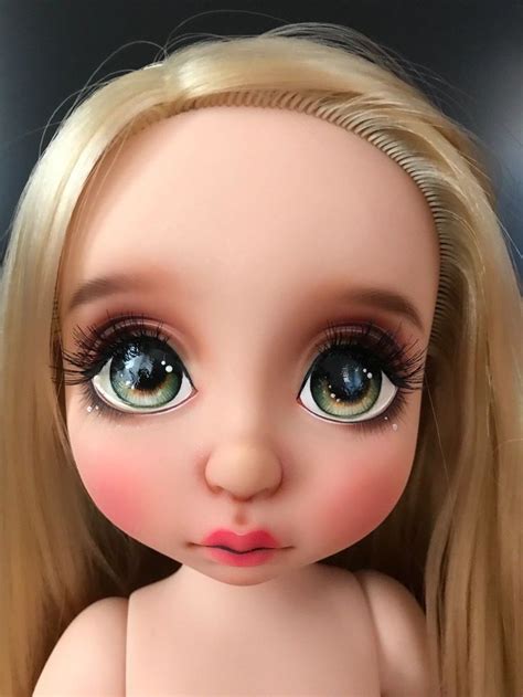Repaint Disney Animators Rapunzel Doll Puppe NUDE Ebay 99 112