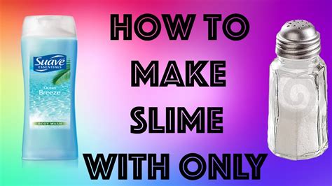 We did not find results for: How To Make Slime Using Only Shampoo and Salt! (No Borax, Glue, Detergent, Etc Necessary) - YouTube