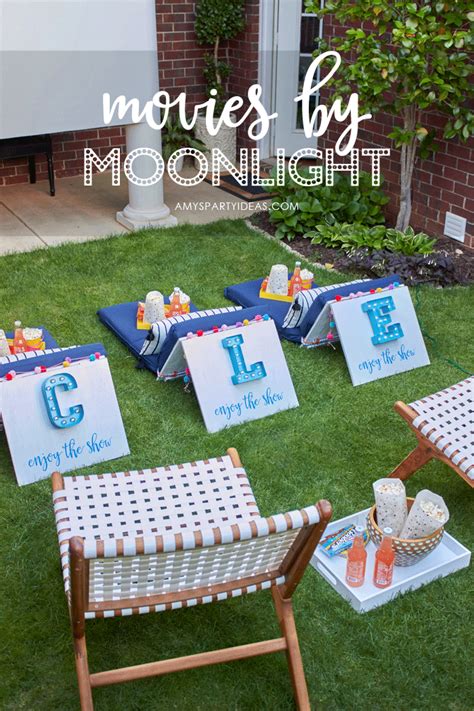 Movies By Moonlight Amys Party Ideas