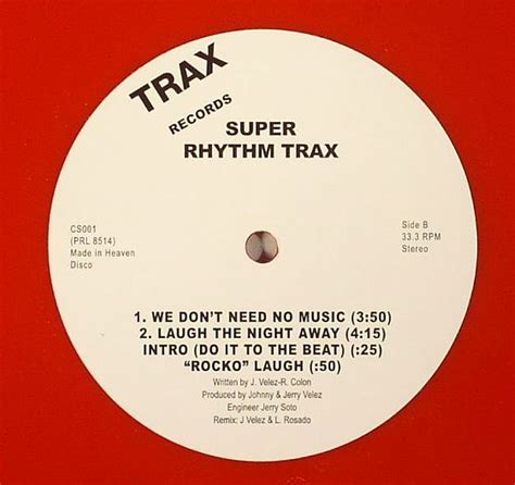 Jesse Velez Super Rhythm Trax Remastered Vinyl At Juno Records