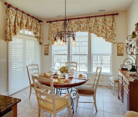 Country Style Dining Room Curtains