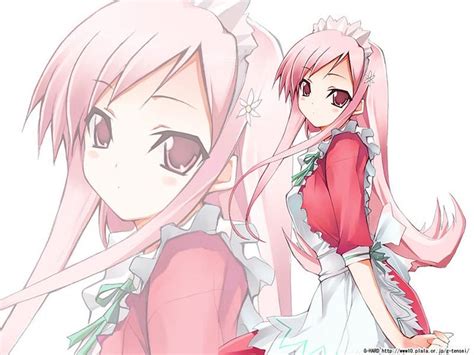 Red Hair Anime Maid Girl