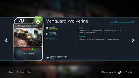 Vanguard Wolverine Halo Wars 2 Guide Ign