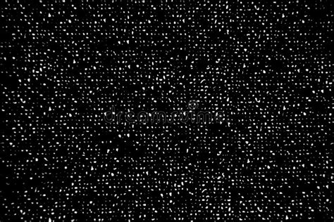 White Dot On Black Background For Abstract Background And Texture Stock