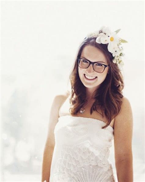 Sweet Bride With Glasses Wedding Makeup Tips Wedding Hair And Makeup