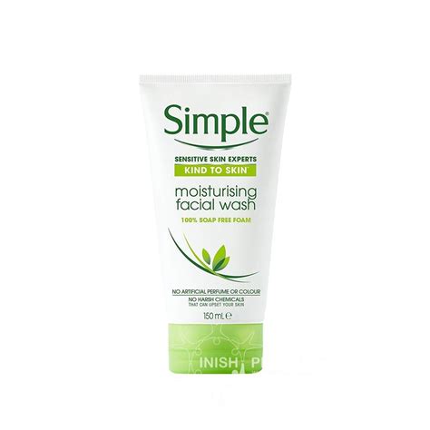 Simple Kind To Skin Moisturising Facial Wash 150ml Inish Pharmacy