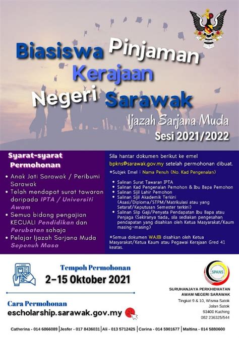 Permohonan BPKNS Biasiswa Pinjaman Ijazah Sarjana Muda Sarawak