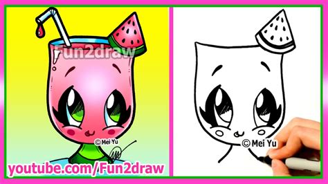 how to draw a cute watermelon pin by lori on in the eye of the beholder virarozen