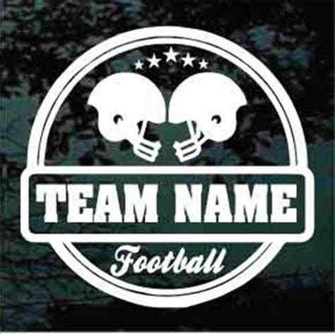 Football Team Car Decals And Window Stickers Decal Junky