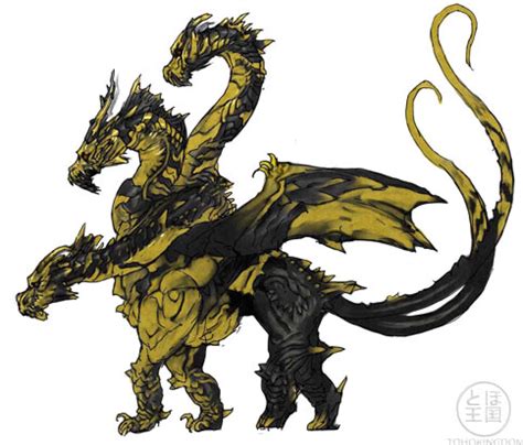Keizer ghidorah first appears in the comic godzilla: Kaijusaurus - Monster X / Keizer Ghidorah Concept Art