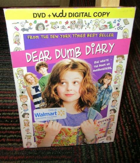 Dear Dumb Diary Dvd Digital Copy Movie Emily Alyn Lind David Mazouz
