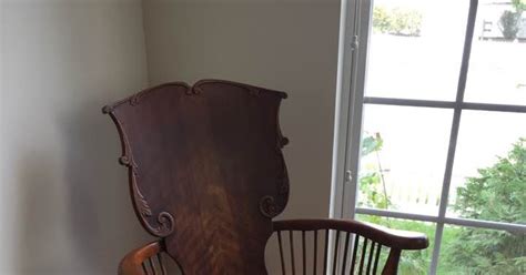 Antique Rocking Chair Seat Replacement And Painted Finish