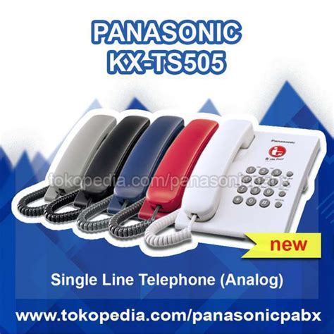 Jual Panasonic Kx Ts505 Telepon Kabel Kantorpabxindihome Telepon