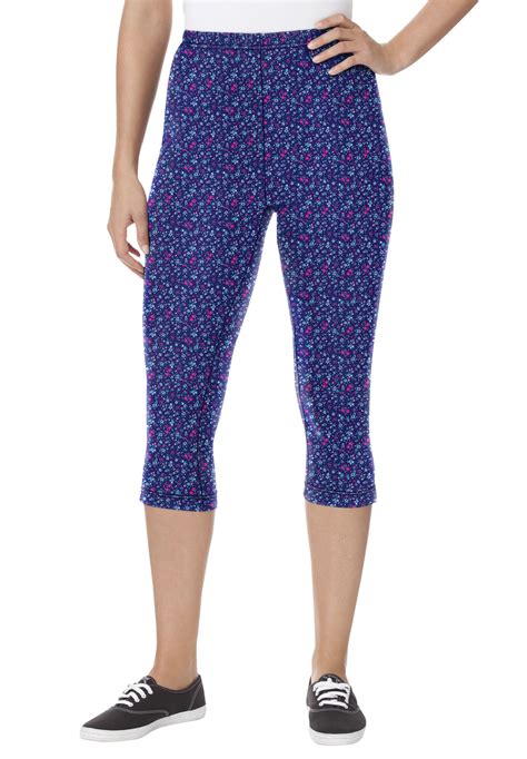 Woman Within Woman Within Women S Plus Size Stretch Cotton Printed
