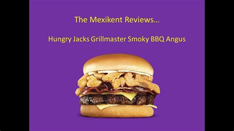 Hungry Jacks Grillmaster Double Smoky Bbq Angus Youtube