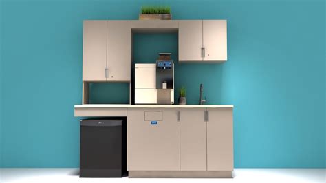 3d Asset Low Poly Office Kitchen Cabinets Cgtrader