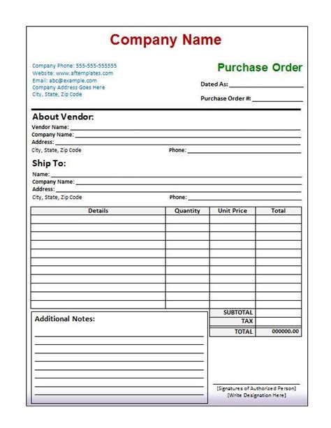 Template Lab 37 Free Purchase Order Templates In Word Excel 4efcb1d8