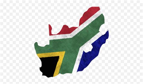 South Africa Map Art With Flag Design Long Sleeve T Shirt Emojipan