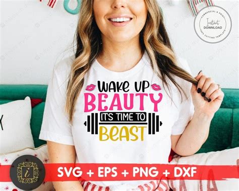 Wake Up Beauty Its Time To Beast Quote Svg Makeup Svg Makeup Etsy