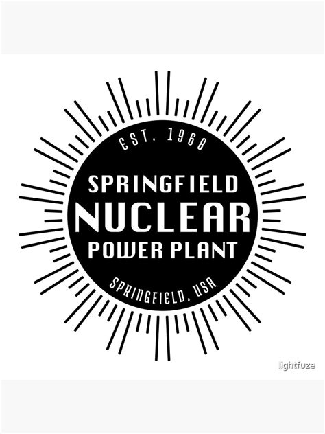 Springfield Nuclear Power Plant Poster For Sale By Lightfuze Redbubble