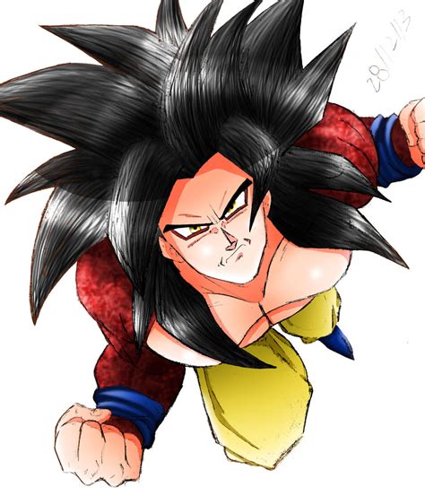 Goku Ssj4 Coloured By Artycomicfangirl On Deviantart