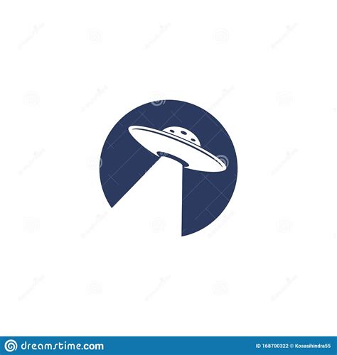 Ufo Vector Logo Template Illustration Stock Vector Illustration Of