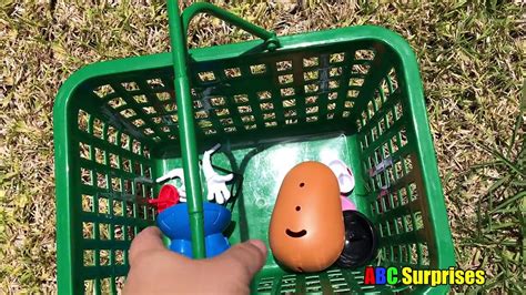Learning For Toddlers Mr Potato Head Toy Hunt Outdoor Learn Body Part