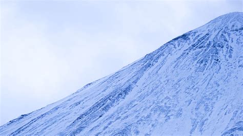 Mountain Snowy Slope Winter Landscape 4k Hd Wallpaper