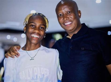 Julius Malema Who Is Friends With Some Of South African Entertainers