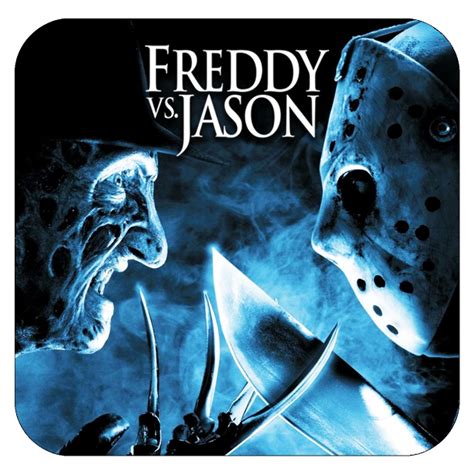 Freddy Vs Jason Drink Coaster Unmasked