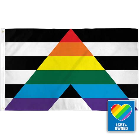 Gay Straight Alliance Pride Flag 3x5 Poly Flag Gay Straight Alliance