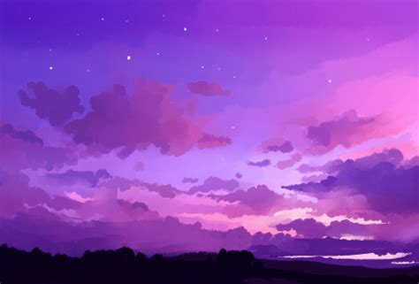 Purple Sunset Tumblr
