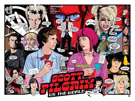 The Blot Says Scott Pilgrim Vs The World 10th Anniversary Screen Print By Matthew Skiff X