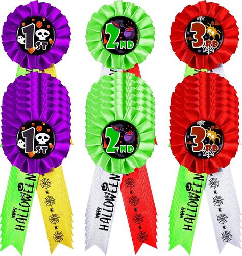 21 Pcs Halloween Award Ribbons Participation Ribbon