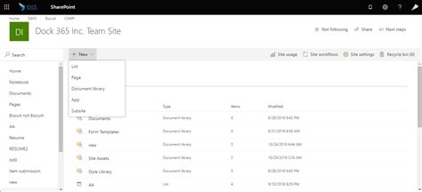 How To Create A Document Library In Sharepoint