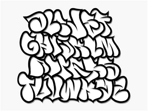 Graffiti Alphabet Tumblr Bubble Graffiti Letters Hd Png Download