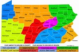 Pennsylvania Map Printable