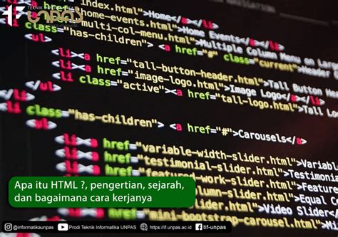 Html Pengertian Sejarah Fungsi Dan Cara Kerjanya My Xxx Hot Girl