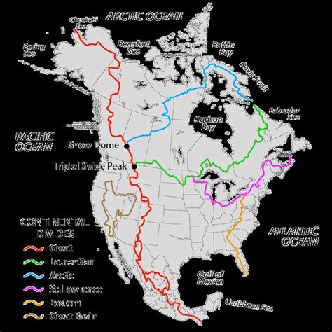 Northamerica Waterdivides Flickr Photo Sharing