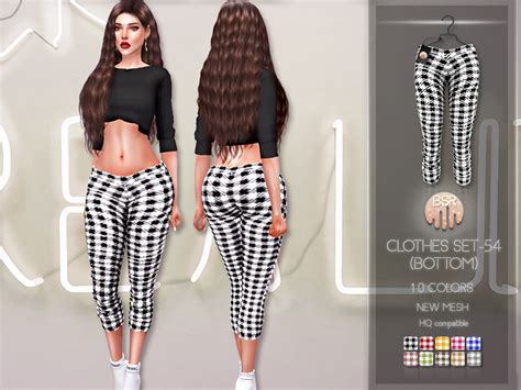 The Sims Resource Clothes Set 54 Bottom Bd212